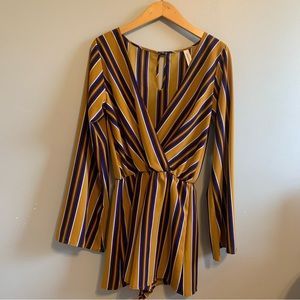 Peppermint - Striped Romper